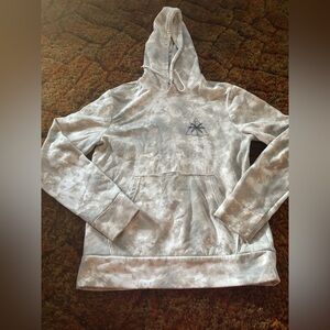 Tie dye graphic hoodie